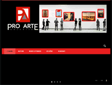 Tablet Screenshot of proartegalerija.com